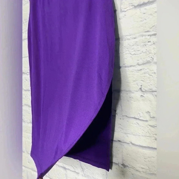 Asos Stretch Pencil Skirt with Thigh High Split - Picture 3 of 5